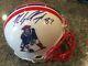 Rob Gronkowski Autographed Patriots Throwback Mini Helmet Withcoa And Display Case