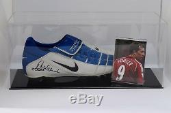 Robbie Fowler Signed Autograph Football Boot Display Case Liverpool AFTAL COA