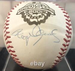 Roger Clemens Autograph World Series COA Signed Baseball with Display Case Red Sox