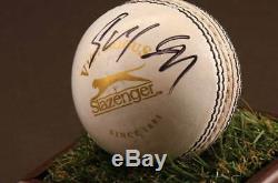 Rohit Sharma Signed Cricket Ball Autograph Display Case India Memorabilia COA