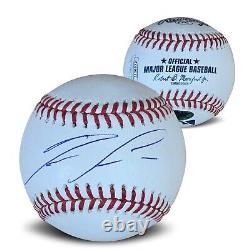 Ronald Acuna Jr Autographed MLB Signed Baseball JSA COA With Display Case