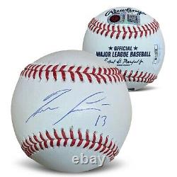 Ronald Acuna Jr Autographed MLB Signed Baseball JSA COA With UV Display Case
