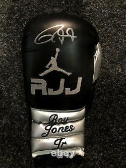Roy Jones Jr Signed Boxing Glove with Display Case COA