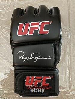 Royce Gracie MMA (UFC) Autograph Signed Glove In Display Case With BAS/COA