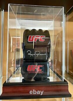 Royce Gracie MMA (UFC) Autograph Signed Glove In Display Case With BAS/COA