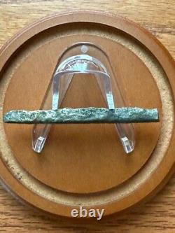 S. S. NEW YORK TREASURE SHIP BRONZE SPIKE HISTORIC ARTIFACT WithCOA & DOME DISPLAY