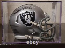 SHANE LECHLER Signed Oakland Raiders Speed Mini Helmet (JSA Witness COA)