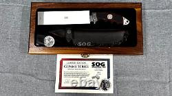 SOG Gunny Fixed Blade GFX01-L, First Production 285/1000 withCOA and Display Case