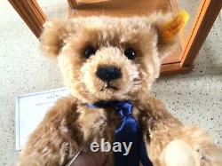 STEIFF DANBURY MINT BEAR Father Chester WITH COA and DISPLAY CASE