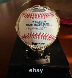 SUPER RARE #2 of 10 Mariano Rivera 400th Save Signed & Hand Painted Baseball COA