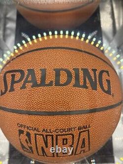 Sacramento Kings Signed Bobby Jackson Official Basketball With Display Case COA