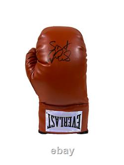 Saint George Groves Signed Red Everlast Boxing Glove In a Display Case COA
