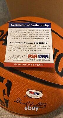 Scottie Pippen Autographed Basketball PSA COA