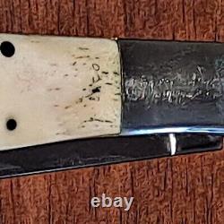 Set Of 2 Spouting Whale Scrimshaw Lighthouse Knives #248 In Cases W COA