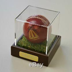 Shane Warne Signed Cricket Ball Australia Autograph Display Case Memorabilia COA