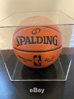 Shaquille O'Neal Signed Basketball JSA COA With Display Case