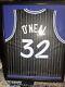 Shaquille O'neal Signed Magic Jersey In Display Case Withcoa Global