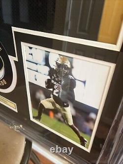 Shedeur Sanders Authentic Autograph Framed Jersey COA PSA Colorado Buffalos