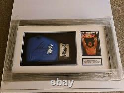 Signed Anthony Joshua Boxing Glove In Display Case With COA