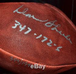 Signed DON SHULA Autograph NFL Football, floating Display CASE, COA, UACC, TIME