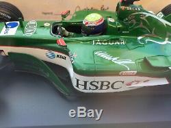 Signed Mark Webber Formula 1 JAGUAR RACING R4 118 Boxed & Display Case & COA