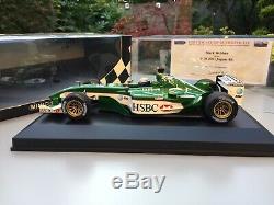 Signed Mark Webber Formula 1 JAGUAR RACING R4 118 Boxed & Display Case & COA