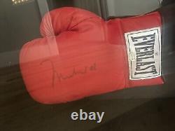 Signed Mohammed Ali Glove, Display Case, Handprint, Photo Etc Collage 2004 COA