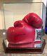 Signed Muhammad Ali Boxing Glove In Hexagonal Uv Display Case With Steiner Coa