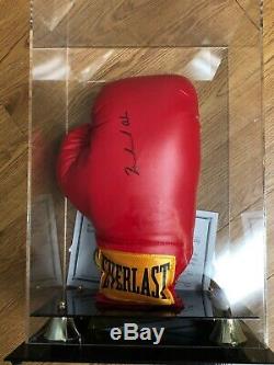 Signed Muhammad Ali Boxing Glove with COA and display case