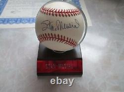 Stan Musial Signed Autographed NL Baseball In Display Case withCOA