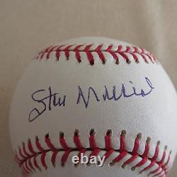 Stan Musial signed Official ML Baseball Steiner COA & Hologram & Steiner Holder
