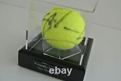 Stan Wawrinka Signed Autograph Tennis Ball Display Case Sport AFTAL & COA