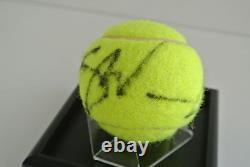 Stan Wawrinka Signed Autograph Tennis Ball Display Case Sport AFTAL & COA