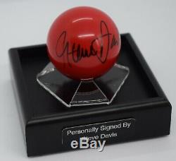 Steve Davis Signed Autograph Snooker Ball Display Case Sport AFTAL COA