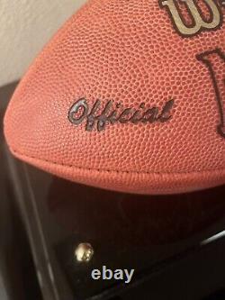 Steve Young Autographed Signed Football With COA & Display Case
