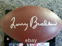TERRY BRADSHAW signed/autographed NFL Football withdisplay case and COA