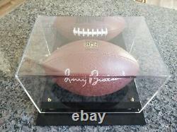 TERRY BRADSHAW signed/autographed NFL Football withdisplay case and COA