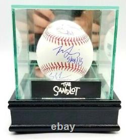 THE SANDLOT Movie Cast Signed Autographed Baseball + Custom Display Case + COA