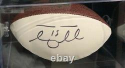 TIM TEBOW Signed Autographed Football (Gators) & Display Case (Beckett COA)