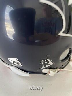 TONY BOSELLI Signed HOUSTON TEXANS Mini Helmet With COA And Display Case