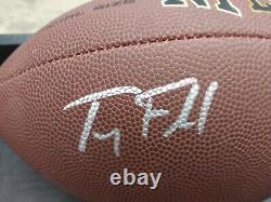 TROY FUMAGALLI Signed Wilson NFL Football (JSA Witness COA) WithDisplay Case