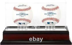 Texas Rangers Baseball Free Standing Display Case Item#13128843 COA
