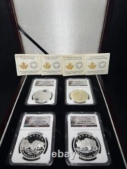 The Bison 2014 Canada S$20 Set Early Releases PF69 Ultra Cameo -COAs/Display Box