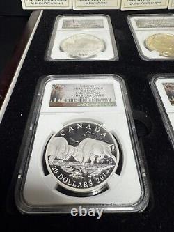 The Bison 2014 Canada S$20 Set Early Releases PF69 Ultra Cameo -COAs/Display Box