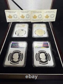 The Bison 2014 Canada S$20 Set Early Releases PF69 Ultra Cameo -COAs/Display Box