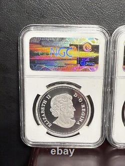 The Bison 2014 Canada S$20 Set Early Releases PF69 Ultra Cameo -COAs/Display Box