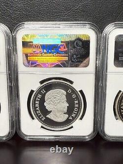 The Bison 2014 Canada S$20 Set Early Releases PF69 Ultra Cameo -COAs/Display Box