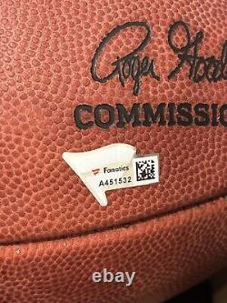 The Duke NFL Game Ball Patrick Mahomes Signed Fanatics COA MVP with Display Case