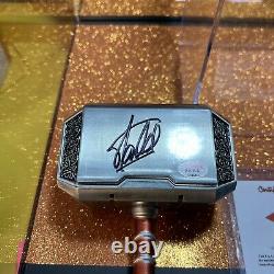 Thor 8 Hammer Signed By Stan Lee Auto With COA PAAS! Nice With Display Case