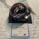 Tim Tebow Autographed Denver Broncos Mini Helmet Withcoa With Display Case